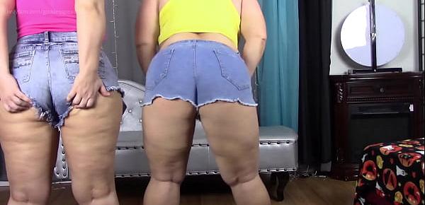  BBW Big Booty White Girls Lexxxi Lockhart Georgia Peach Jean Booty Tease